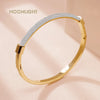 Moonlight Gold Crystal Swarovski Bracelet Elegant Bangle