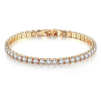 Sterling Silver Tennis Bracelet with Sparkling Cubic Zirconia